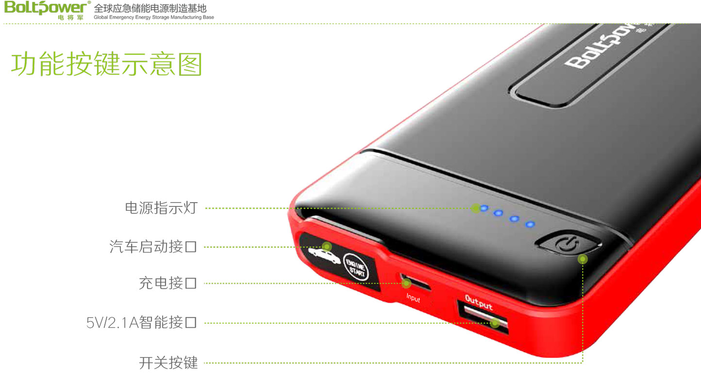 Boltpower電將軍C01汽車應急啟動電源